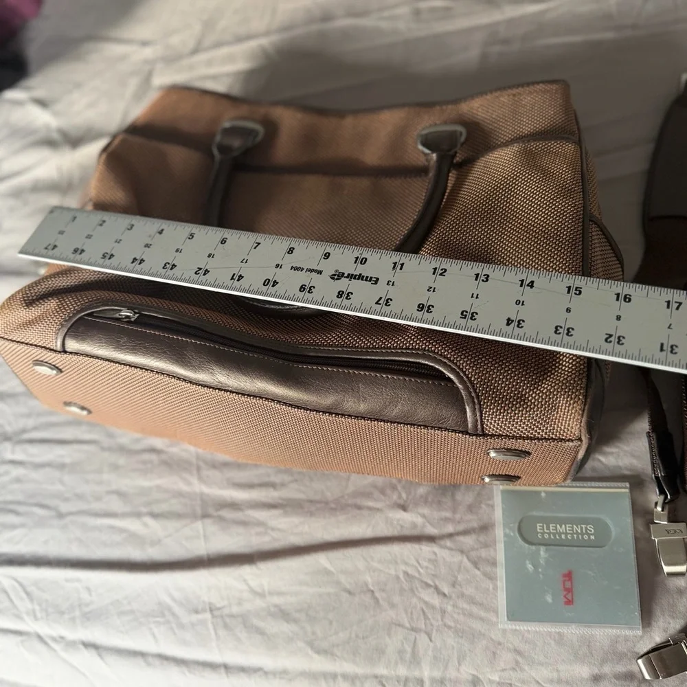 Tumi Brown and Black Men's Briefcase